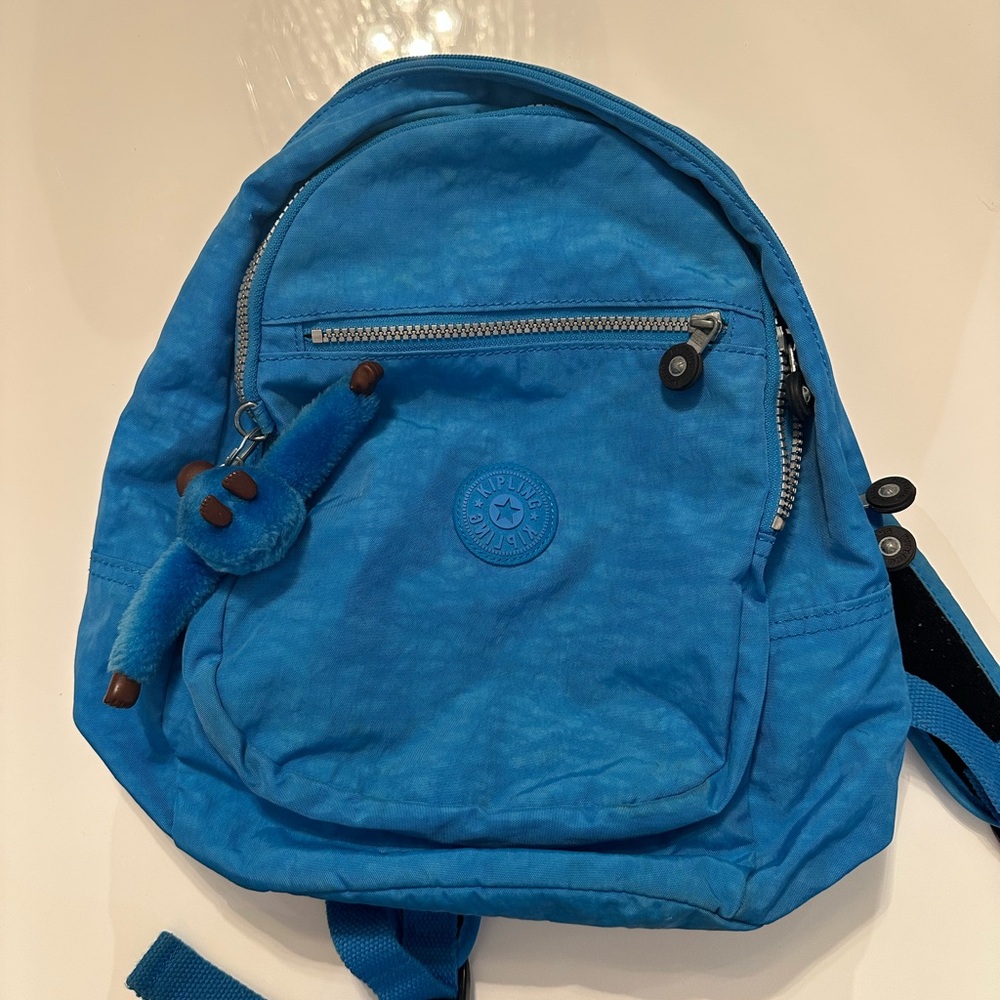 Kipling Micah Blue Jay 15" Laptop Medium Backpack 5 Pockets BP3914 Kiyanna